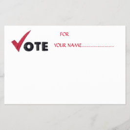 STIMMEN SIE FÜR IHREN KANDIDATEN.... FLYER