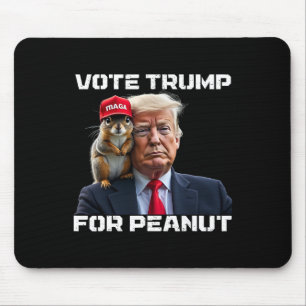 Stimmen Sie Trump für Erdnuss Mousepad