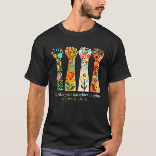 Stimmen Sie, wie die Rechte Ihrer Tochter von ihre T-Shirt