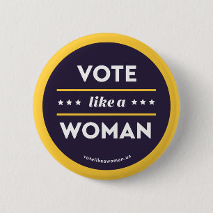 Stimmen wie eine Frauenschaltfläche Button
