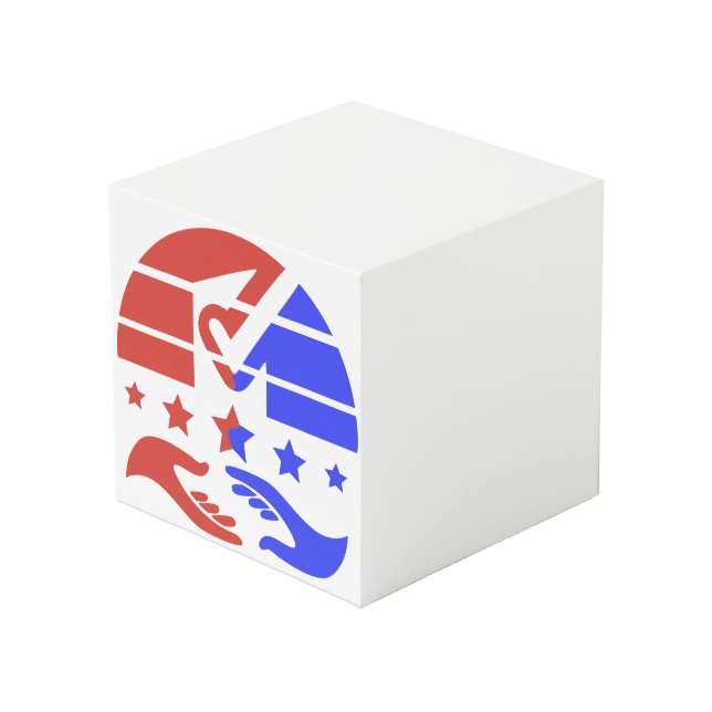 Stimmen zählen würfel (Vorderseite Schrägansicht)