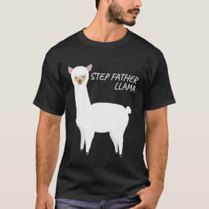 Stimmendes Familienlama Stiefvater-Lama für Papa T-Shirt