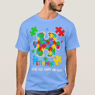 Stimming hilft mir glücklich und ruhig Autismus Aw T-Shirt