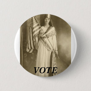 Stimmrecht liberity Dame, ABSTIMMUNGS-KNOPF Button
