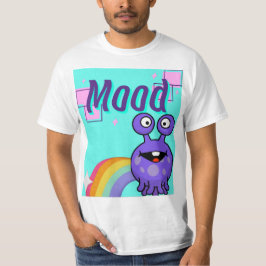 Stimmung, Alien Regenbogen T-Shirt