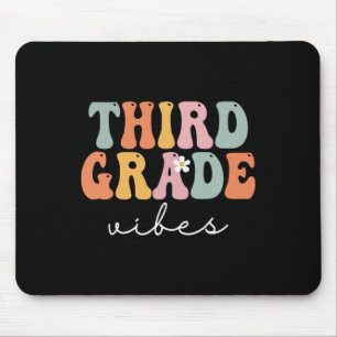 Stimmung der dritten Klasse Retro Groovy Vintage E Mousepad