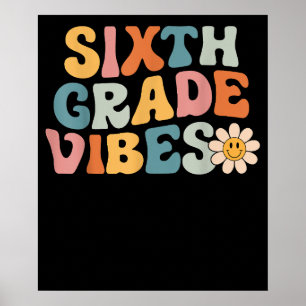 Stimmung der sechsten Klasse 6. Klasse Team 1. Sch Poster