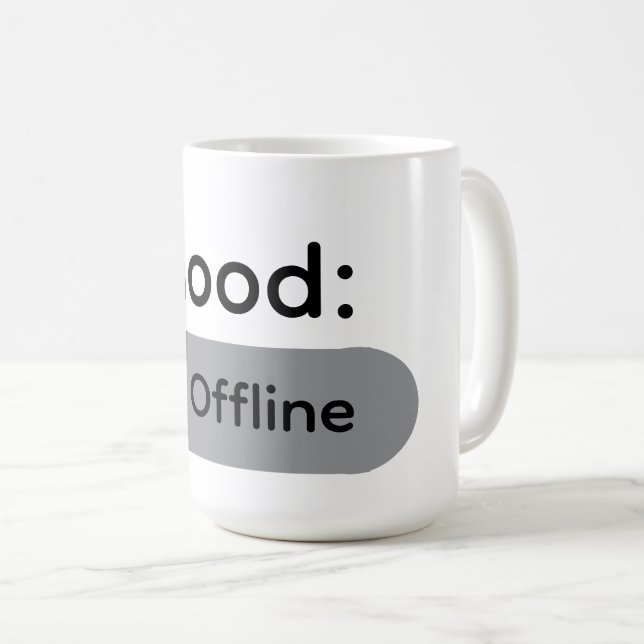 Stimmung: Offline MCoffee-Tasse Kaffeetasse (VorderseiteRechts)