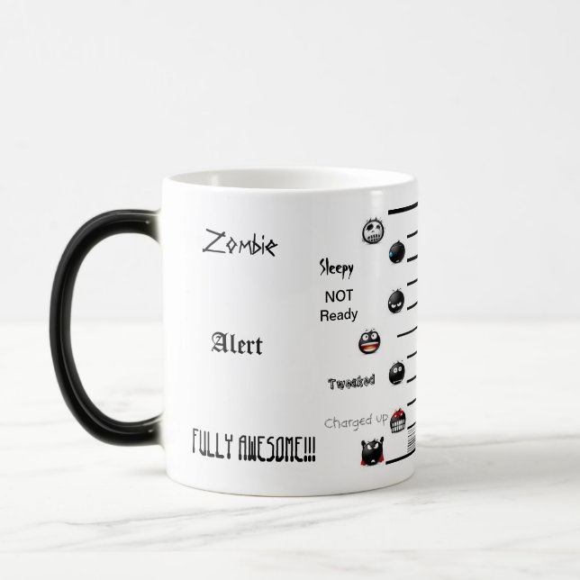 Stimmungs-Meter-Tasse Verwandlungstasse (Links)