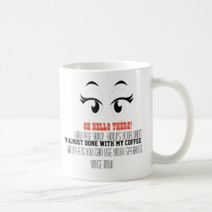 Stimmungs-Tasse mit zwei Seiten für jede Kaffeetasse
