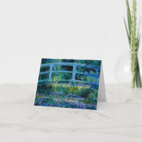 Stimmungsvolle Juwel-Töne Monet Seerosenteich Hoch