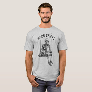 Stimmungswechsel Skelett Vorderseite Rückseite Dru T-Shirt