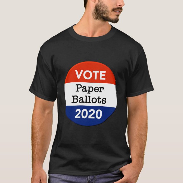 Stimmzettel für die Präsidentschaftswahlen 2020 T-Shirt (Vorderseite)