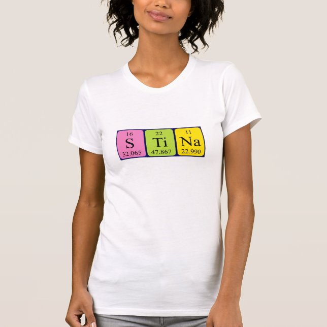 Stina Periodenname Shirt (Vorderseite)