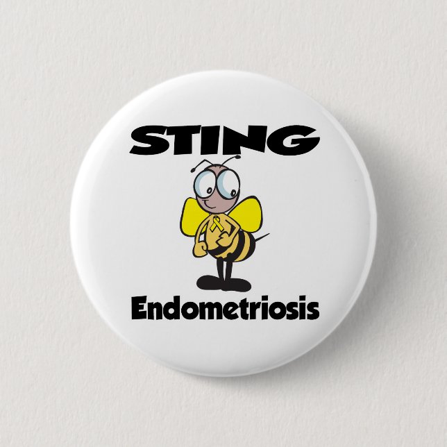 STING Endometriose Button (Vorderseite)