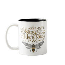 Sting Like A Bee Art Vintage Fairytale Girl Power