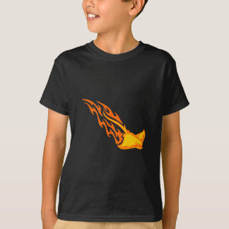 Sting-Strahln-Flammen T-Shirt