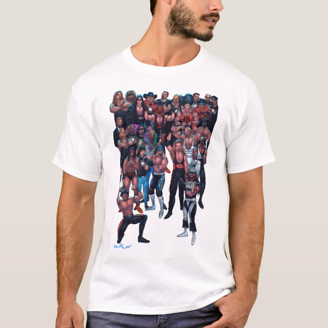 Sting T-ShirtNow pro Wrestling Fraktion Sting Pac  T-Shirt (Vorderseite)