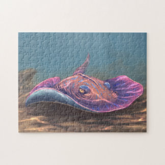 Stingray auf dem Meeresboden Puzzle