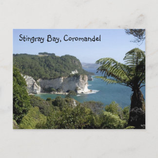Stingray Bay, Coromandel Postkarte