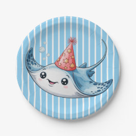 Stingray Birthday Party Pappteller