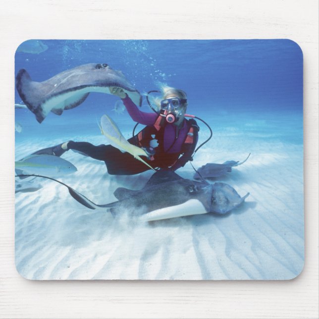Stingray City, Grand Cayman, Cayman Islands, Mousepad (Vorne)