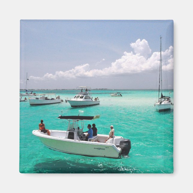 Stingray City Grand Cayman Islands Magnet (Vorne)