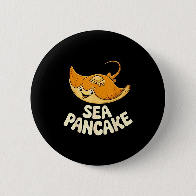 Stingray-Design für Männer Frauen Kinder Fisch Sti Button (Vorderseite)