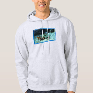 Stingray in motion - fotografisches Design   Hoodie