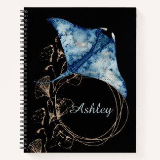 Stingray-Individuelle Name-Notebook Notizbuch