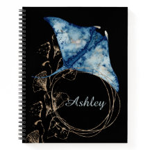 Stingray-Individuelle Name-Notebook