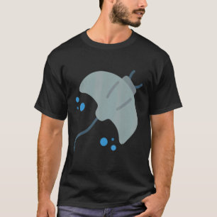 Stingray Manta Ray Retro Vintag Ocean Water Anima T-Shirt