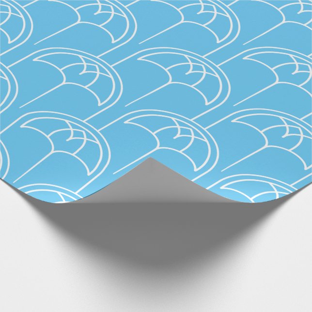 Stingray Pattern Geschenkpapier (Ecke)