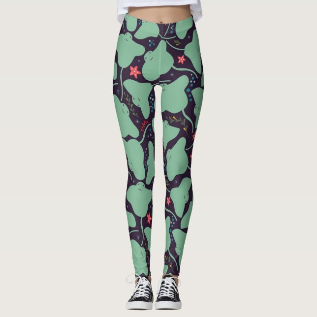 Stingray Pattern Leggings (Vorderseite)