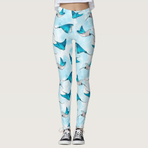 Stingray Pattern Leggings