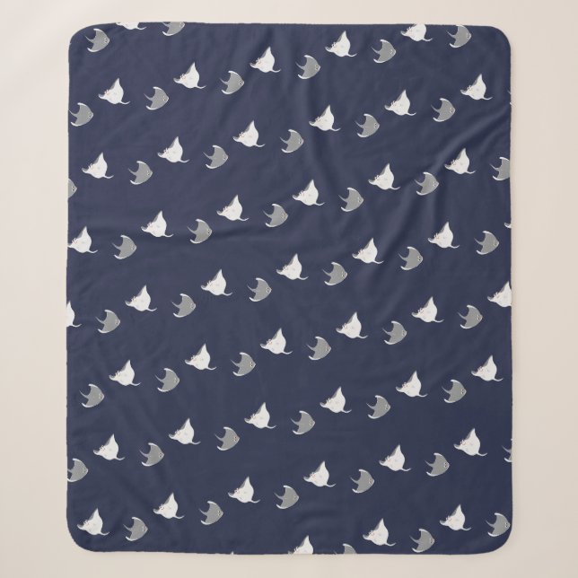 Stingray Pattern Sherpadecke (Vorderseite)