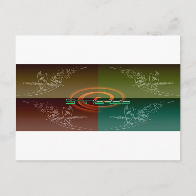 Stingray Postkarte (Vorderseite)