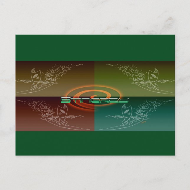Stingray Postkarte (Vorderseite)