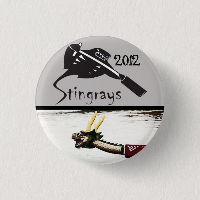 Stingrays-Flair-Knopf Button (Vorderseite)