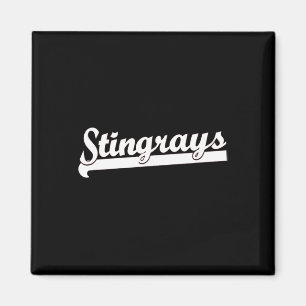 Stingrays Schwimmen Sketll Fußball T-ll Fußll Team Magnet