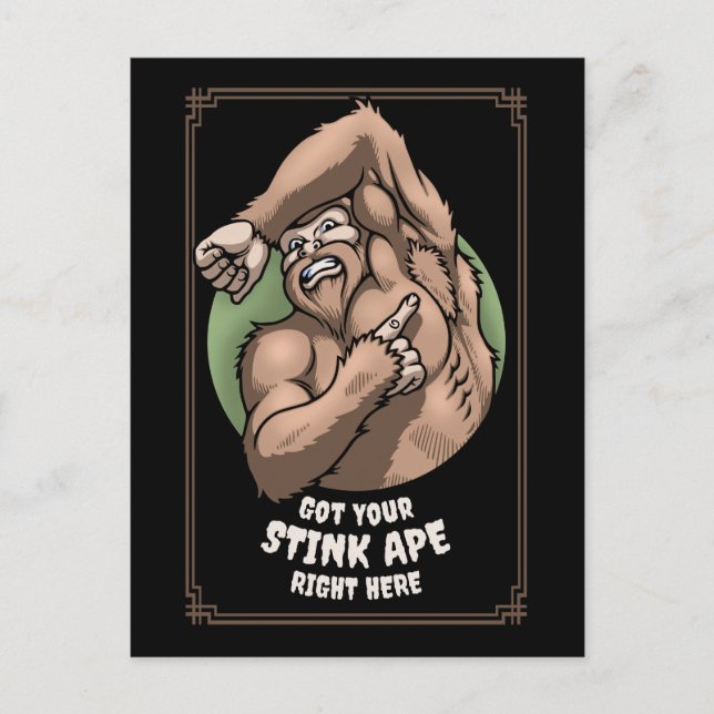 Stink Ape Postkarte (Vorderseite)