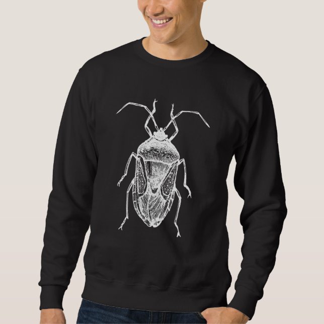 Stink Bug Käfer und Halyomorpha Halys 4 Sweatshirt (Vorderseite)