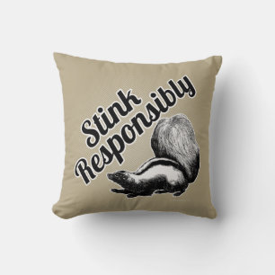 Stink Responsible Throw Kissen
