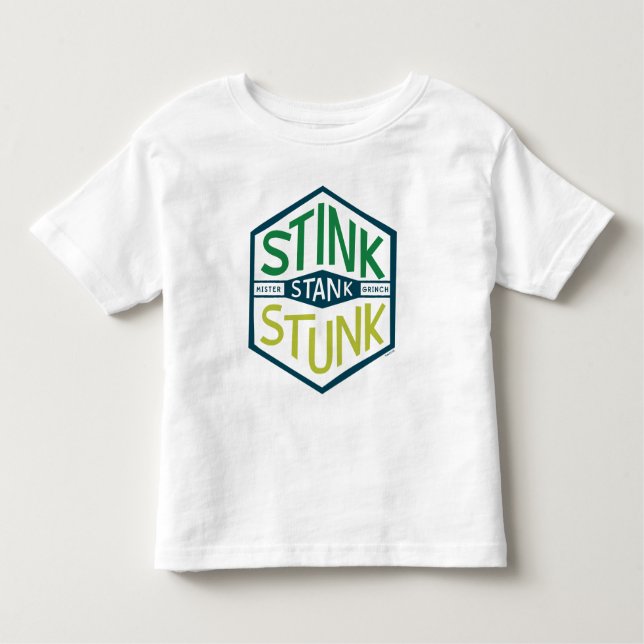 Stink Stank Stunk Abzeichen Kleinkind T-shirt (Vorderseite)