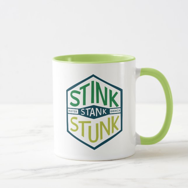 Stink Stank Stunk Abzeichen Tasse (Rechts)