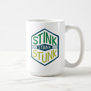 Stink Stank Stunk Badge Kaffeetasse