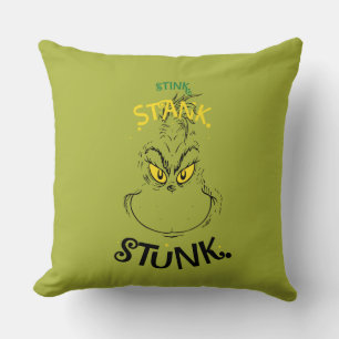 Stink Stank Stunk Mister Grinch Zitat Kissen