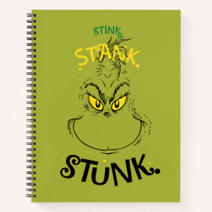 Stink Stank Stunk Mister Grinch Zitat Notizbuch