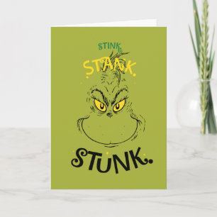 Stink Stank Stunk Zitat von Mister Grinch Karte