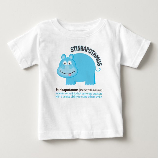 Stinkapotamus Baby T-shirt (Vorderseite)